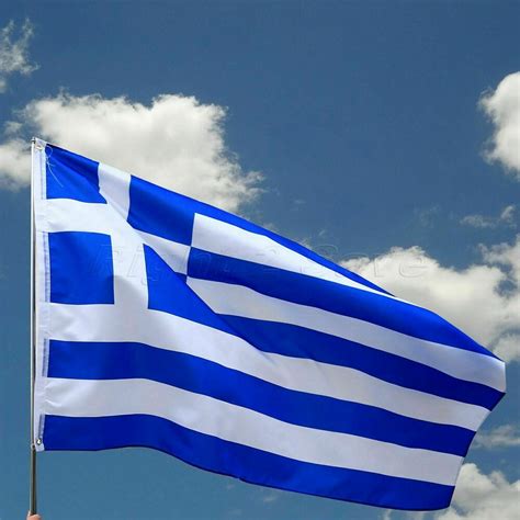 FULL SIZE GREECE NATIONAL FLAG GREEK FLAG 150x90cm 5X3ft | eBay