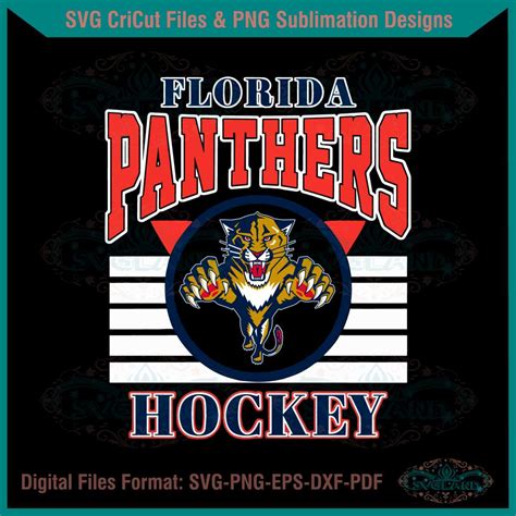 Florida Panthers Nhl Hockey Best Svg Cutting Digital Files