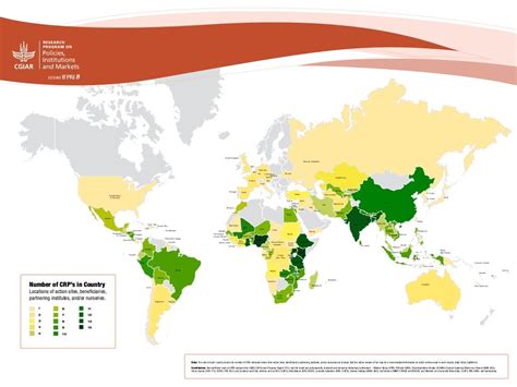 Map Of Cgiar Research Programs Cgiar Gender Impact Platform