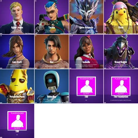 Here Are All Fortnite Chapter 2 Season 6s Leaked Skins Dot Esports