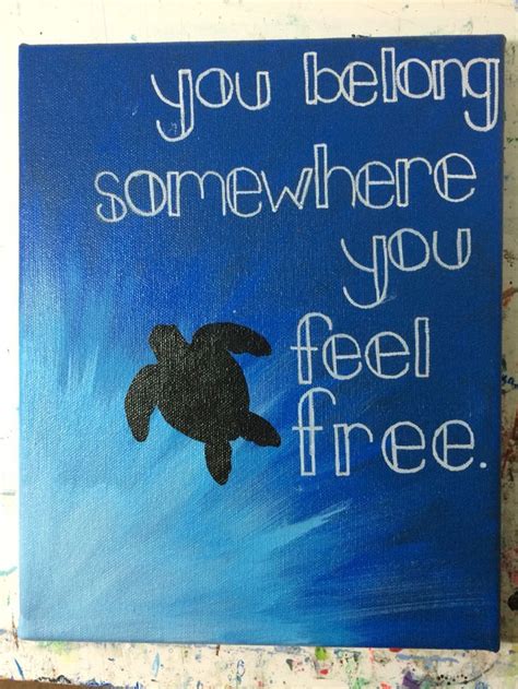 Choose from 6000+ diamond painting kits at peggybuy. Turtle painting, Cute canvas paintings, Mini canvas art