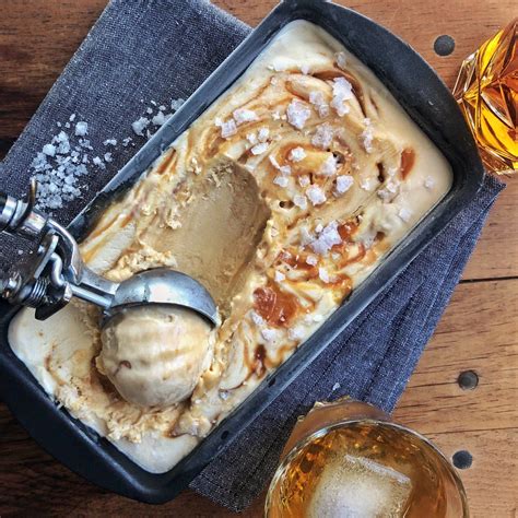 Make This Boozy Bourbon Salted Caramel Ice Cream No Special