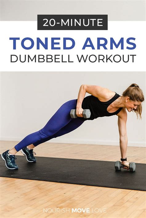 Arm Workouts At Home Toned Arms Workout Nourish Move