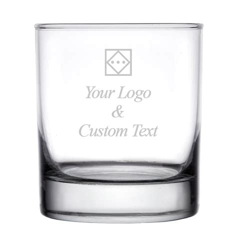 Personalized Rocks Old Fashioned Whiskey Glass Custom Engraved Text And Logo Northwest Ts