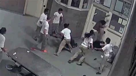 Footage Shows 3 Inmates Brutally Beating Jail Guards Leaving