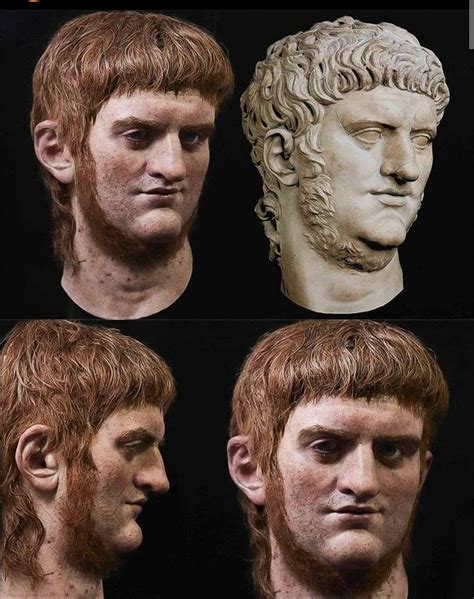 A realistic reconstruction of Roman Emperor Nero by artist Salva Ruano ...