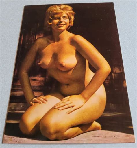 Alte Ak Erotik H Bsche Frau Nackt Nude Woman Vintage Pin Up Model