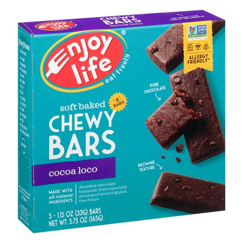 Enjoy Life Cocoa Loco Soft Baked Chewy Bars 5 115 Oz Bars Hy Vee