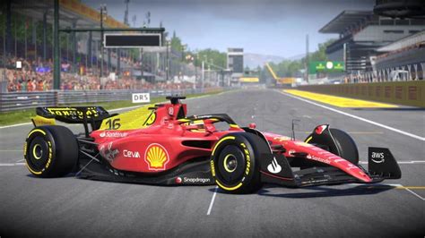 Ferraris Celebratory Italian Gp Livery Comes To The F1 22 Game Ing