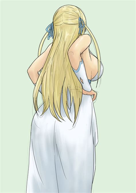 Iwao178 Sylphy Amaburi Amagi Brilliant Park Absurdres Highres 1girl Ass Backboob Bare