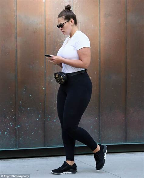 Ashley Graham Has A Grueling Workout With Her Trainer While Sporting