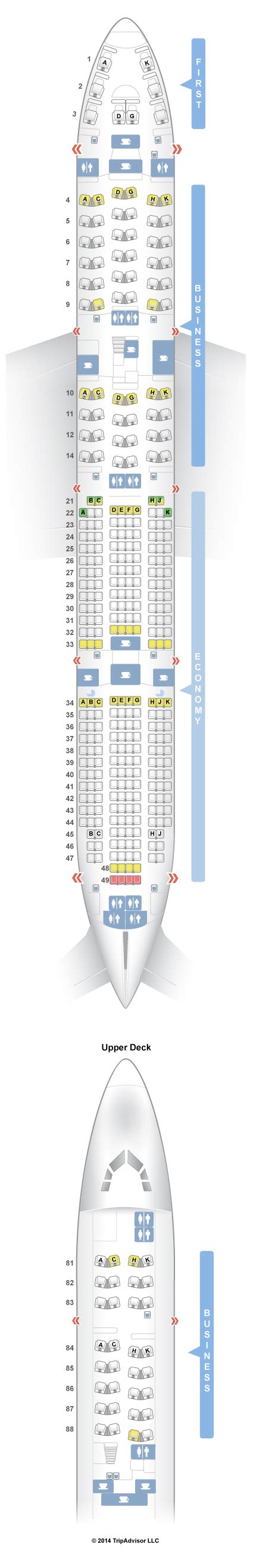Lufthansa 747 8 Seat Map