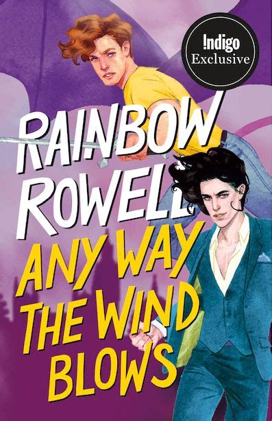 Rainbow Rowe S Book Cover For Any Way The Wind Blows With An Image Of A