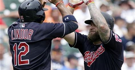 Indians Tag Verlander Top Tigers Again 9 3 For 9th Straight