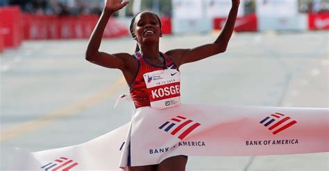 Kenyas Brigid Kosgei Breaks Marathon World Record A Record That