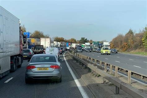 Live A2 And M25 Dartford Crossing Traffic Updates After Lorry Crash Sparks Eight Hour Delays