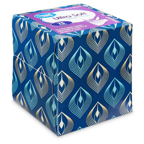Great Value Ultra Soft Facial Tissues 75 Sheets