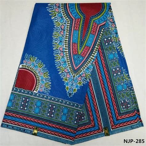 Newest Arrival Real Prints Ankara Dashiki Fabric Cotton Wax Fabric
