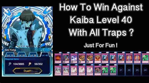 Yugioh Duel Links How To Win Against Kaiba Level 40 With All Traps