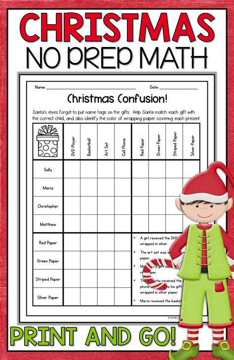 Free Printable Christmas Math Games For Kids