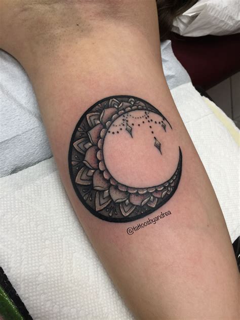 Crescent Mandala Moon By Tattoosbyandrea Tattoosbyandrea