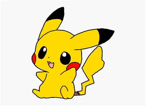 Pokemon Baby Pikachu Cute Chibi Drawings Pikachu Hd Png Download