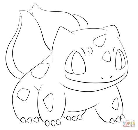 Bulbasaur Coloring Page Free Printable Coloring Pages