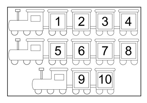 Printable Number Charts 1 10 Activity Shelter