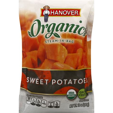 Hanover Organics Sweet Potatoes Steam In Bag Organics Frozen Foods