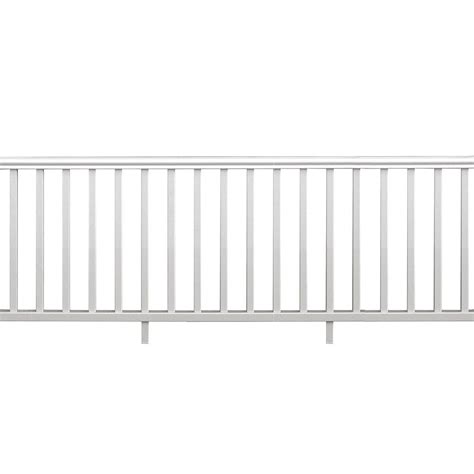 Premium stair railing installation guide. VINYL RAIL KIT Exterior Railing Stair Deck Outdoor Porch ...