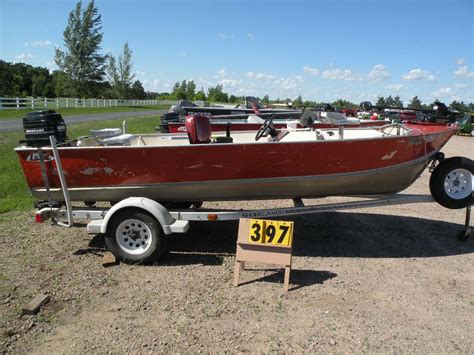 1978 Lund 16 Boat Wtrailer