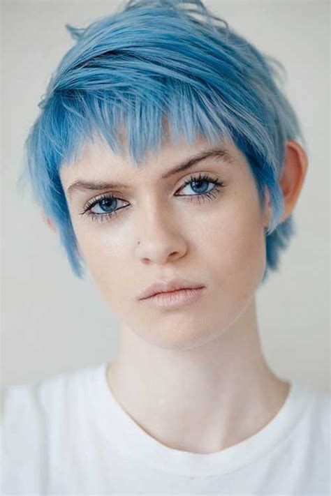 10 New Blue Pixie Cut Short Hairstyles 2017 2018