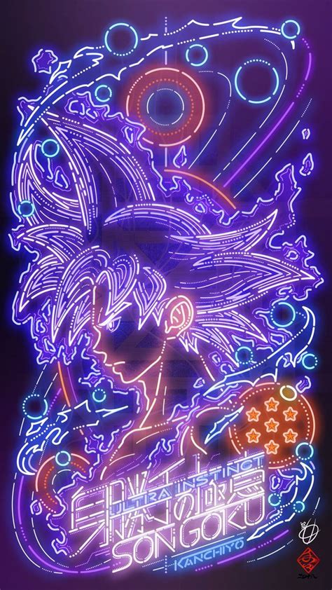Neon Goku Wallpapers Top Free Neon Goku Backgrounds Wallpaperaccess
