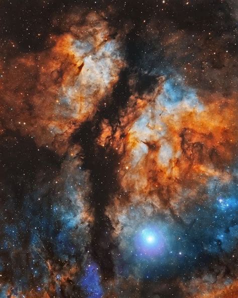 The Butterfly Nebula Also Known As Gamma Cygni Nebula Beautifully