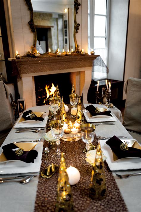 Home » decoration de noel » deco table noel or noir. Mon réveillon en noir et or - Idées de fêtes