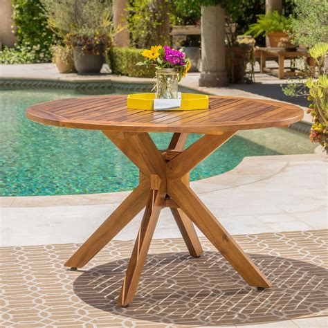 Cheap Round Wood Outdoor Table Find Round Wood Outdoor Table Deals On