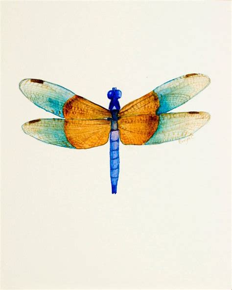 And Its From Scotland Sista Watercolor Dragonfly Dragonfly Art