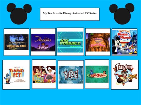 My Top 10 Favorite Disney Tv Cartoons By Foxprinceagain On Deviantart