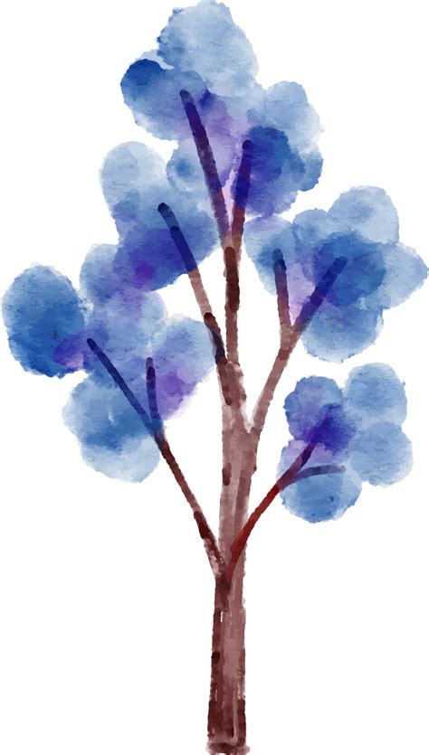 Free Tree Element Watercolor 12521345 Png With Transparent Background