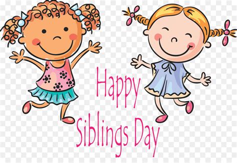 National Siblings Day Clipart