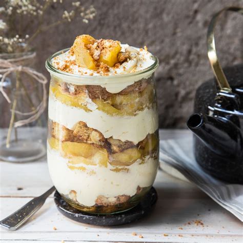 Apfelkompott-Tiramisu mit Cantuccini Rezept
