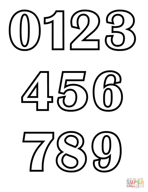 Klassieke Alfabet Cijfers Grafiek Kleurplaat Gratis Kleurplaten Printen