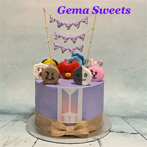 Bts Cake By Gema Sweets Bts Cake Cake Sweets