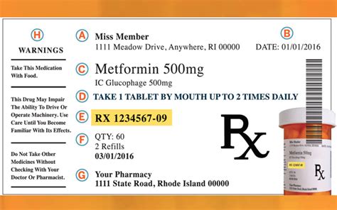 Labeled Prescription With Doctors Name Sample How To Read A Doctor S