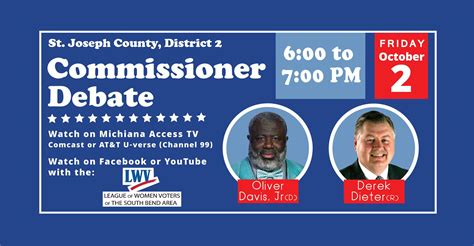 District 2 County Commissioner Debate Oliver Davis Jr D And Derek