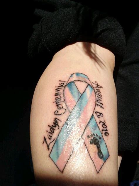 Premature ribbon for my son! | Awareness ribbons tattoo, Preemie tattoo