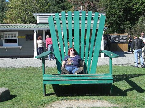 My Trip To Vermont They Have One Of These Big Chairs In Every Town