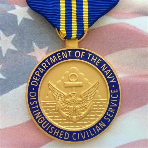 Us Navy Distinguished Civilian Service Medal Usn United States Award