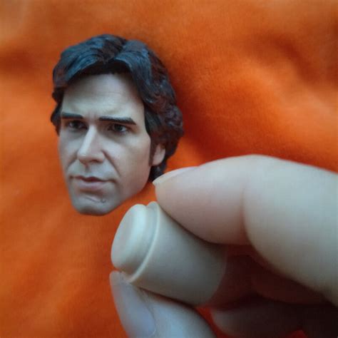 Head Sculpt For Hot Toy Figure Body Custom Scale Harrison Ford Han