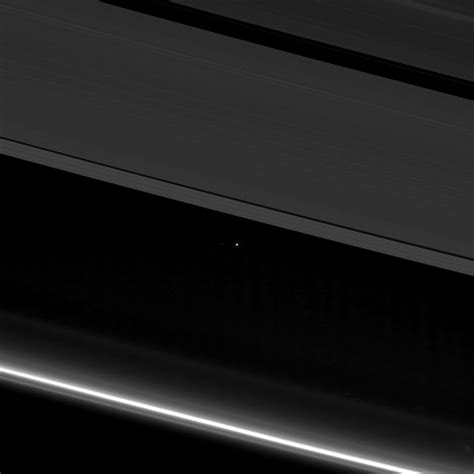 Earth Beams From Between Saturns Rings In New Cassini Image Universe